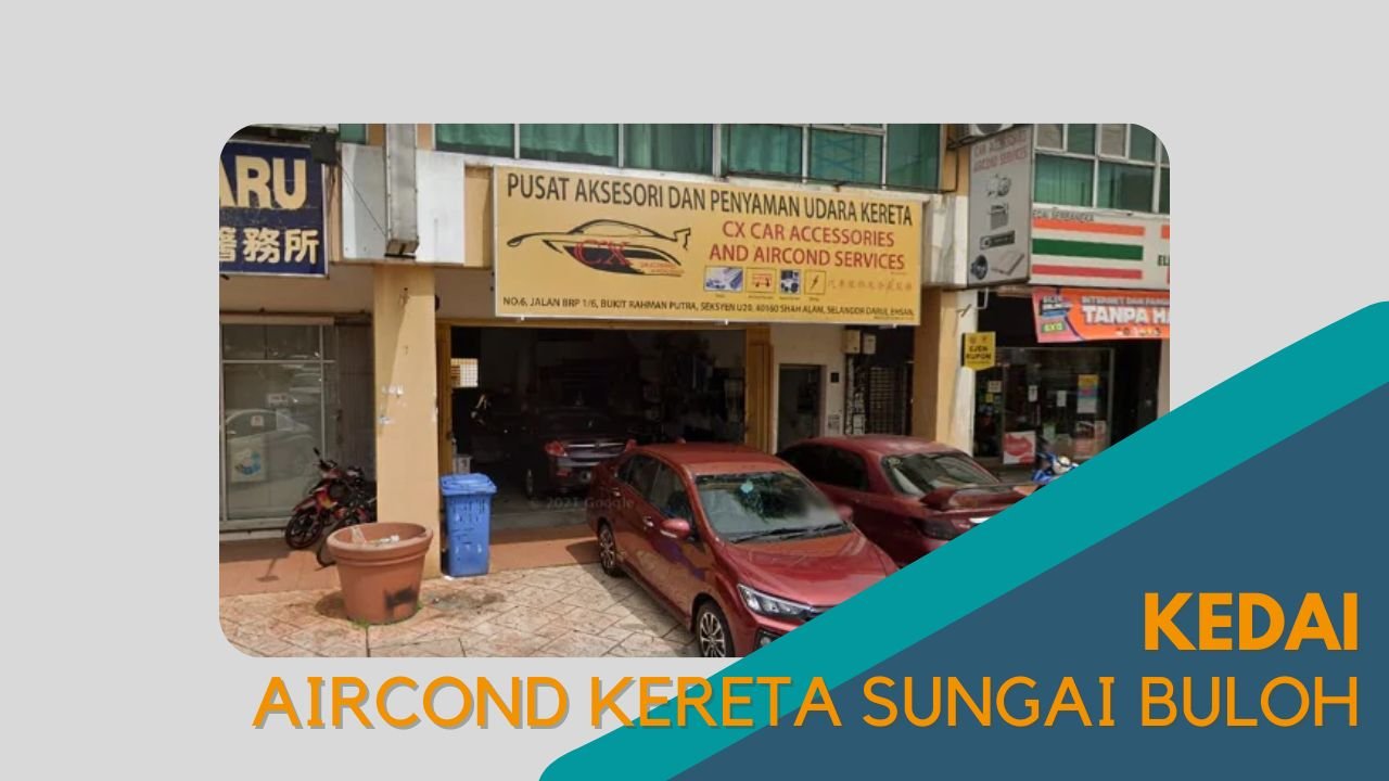 Cover kedai Aircond Kereta Sungai Buloh