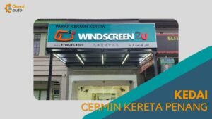 Cover kedai Cermin kereta Penang GeraiAuto