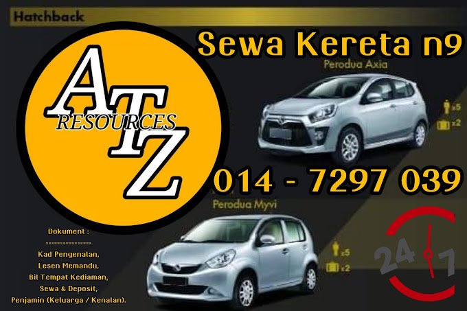 Car Rental Senawang / Kereta Sewa Senawang