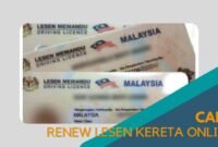 Cover Cara Renew Lesen Kereta Online