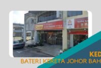 Cover kedai Bateri Kereta Johor Bahru